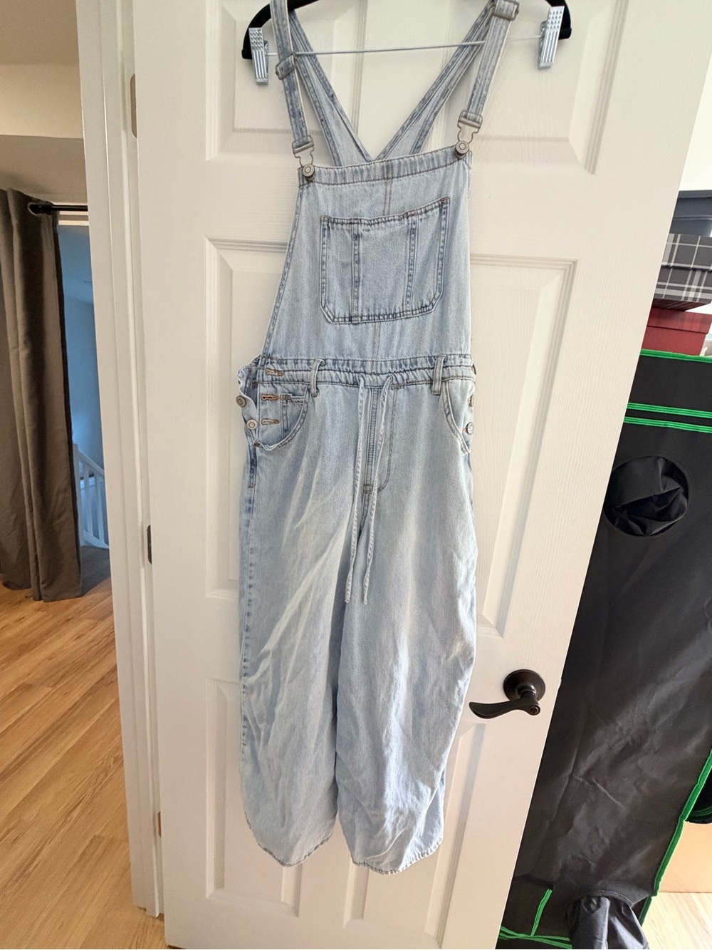 Kensie Light Blue Denim Overalls